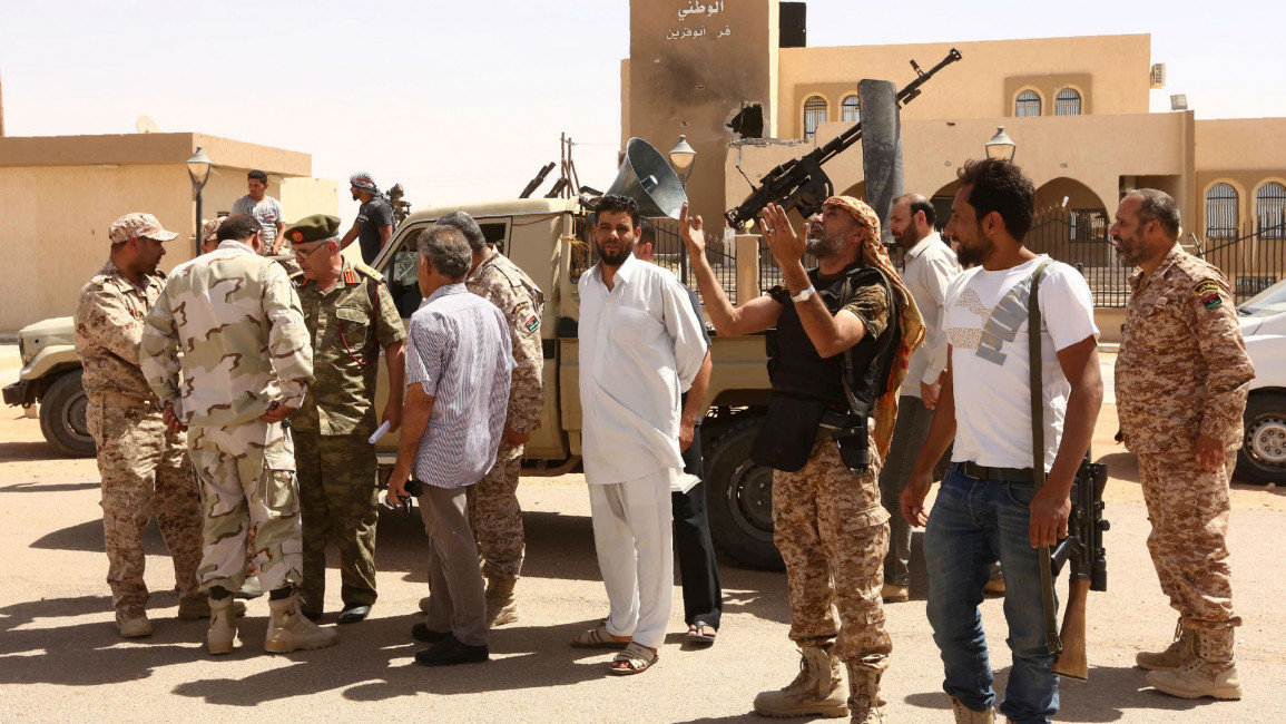 Libyan pro-Government troops 