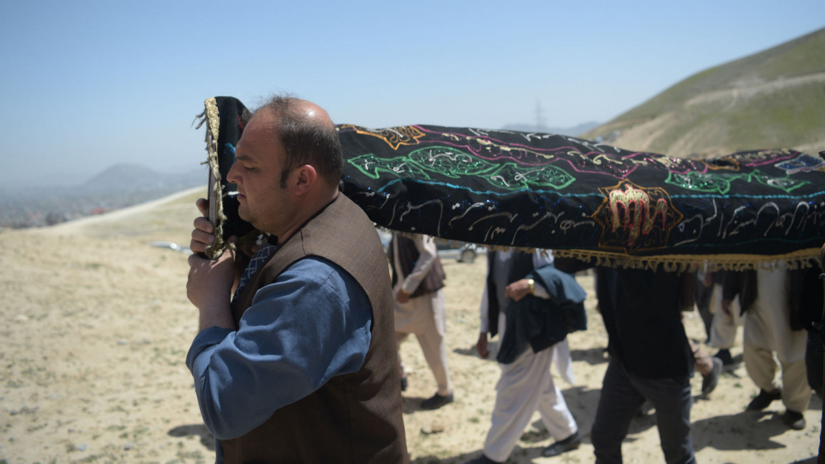 Kabul funeral -- AFP