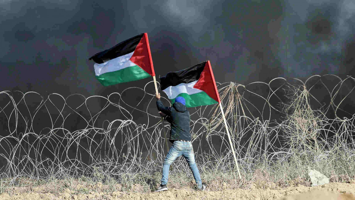 Gaza flag afp