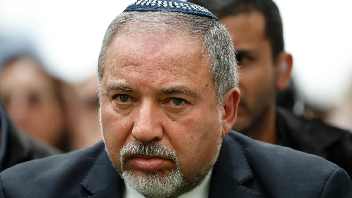 Avigdor Lieberman -- AFP