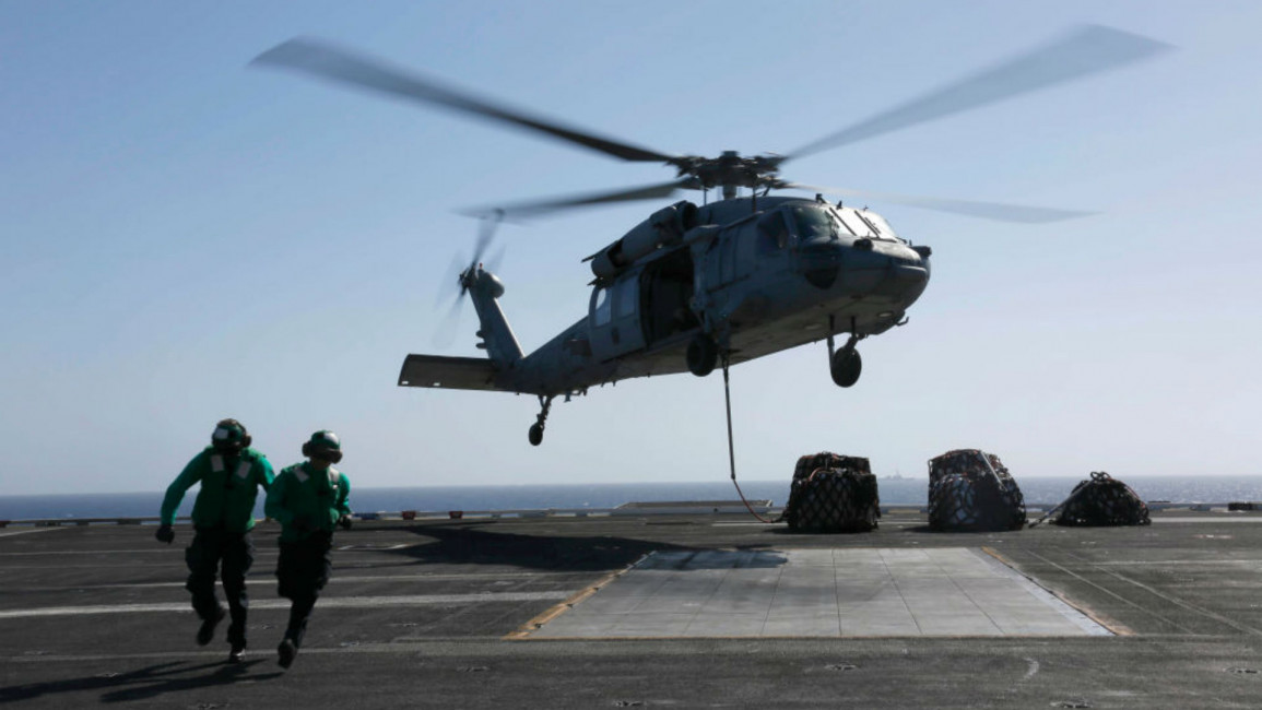 US  helicopter Iran tensions - Getty