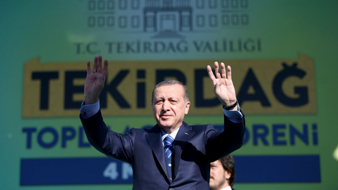Erdogan in Tekirdag [Anadolu]