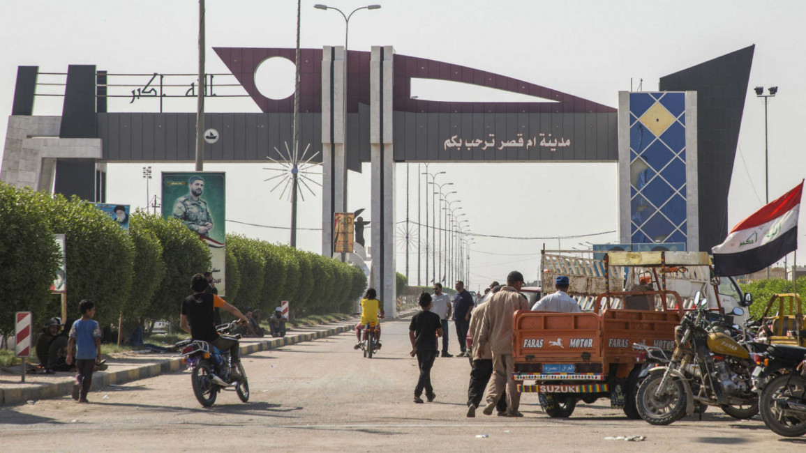 Umm Qasr port road iraq - Getty