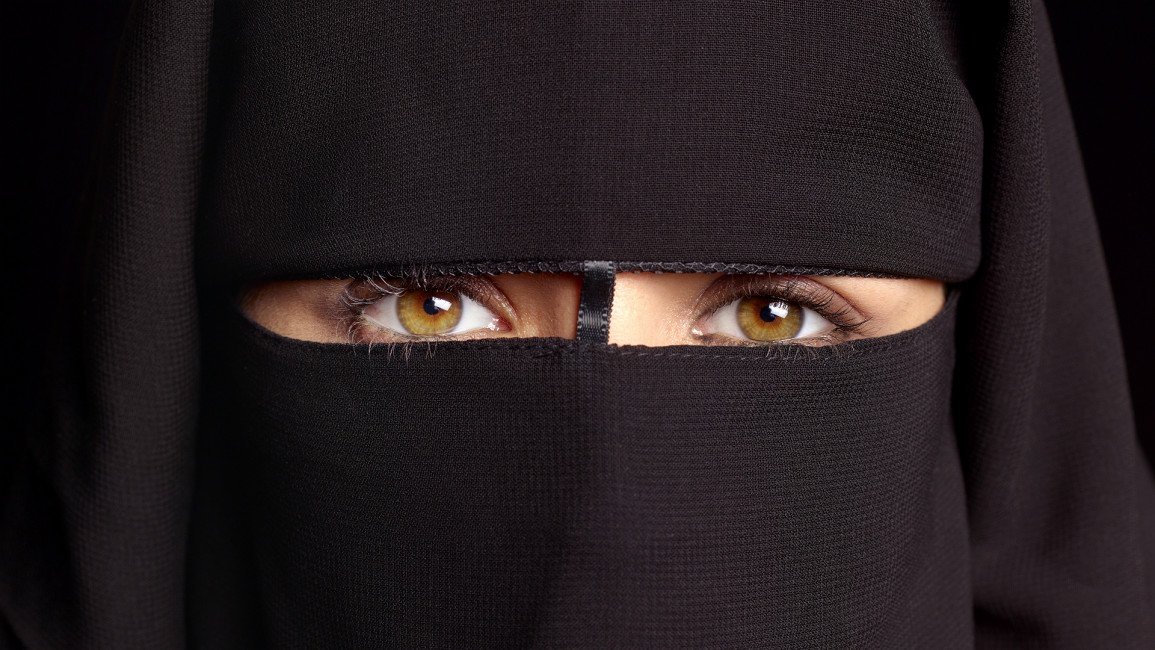 Niqabi woman