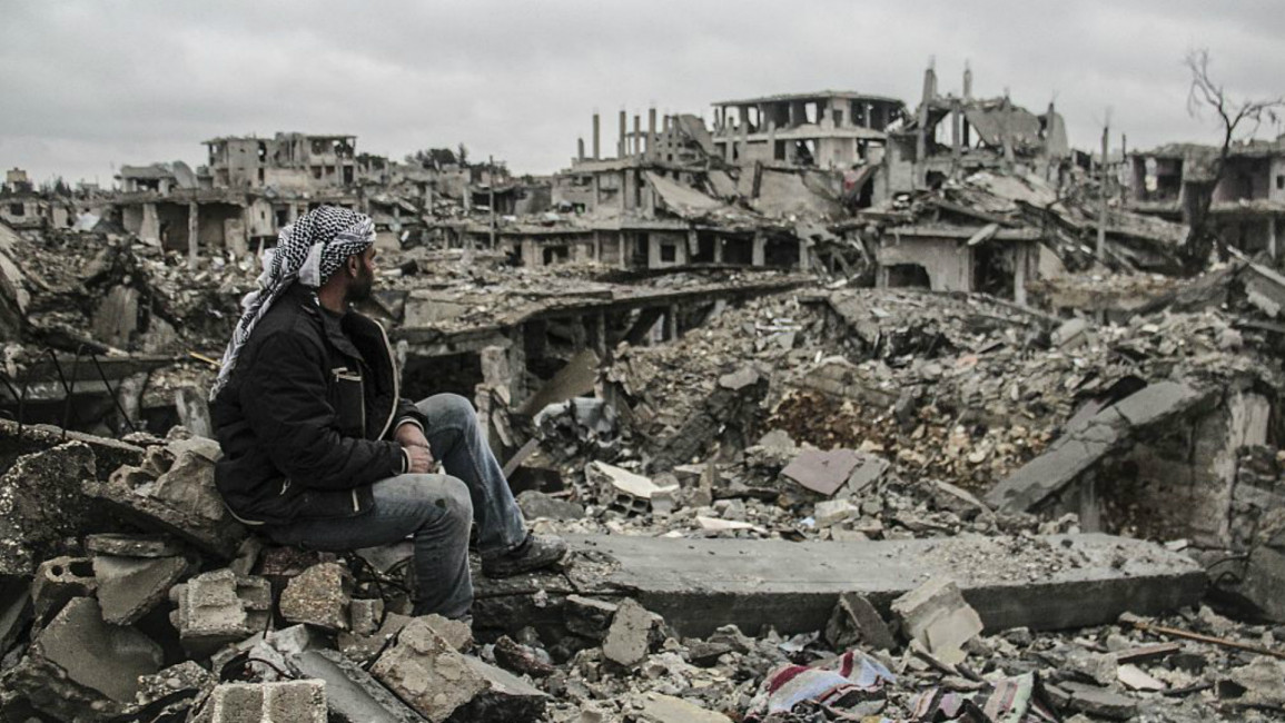 Kobani rubble