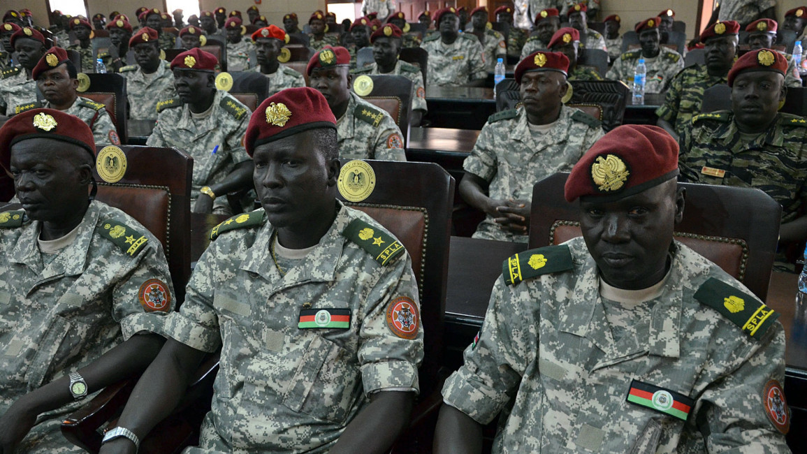 South Sudan Presidential Guards ANADOLU