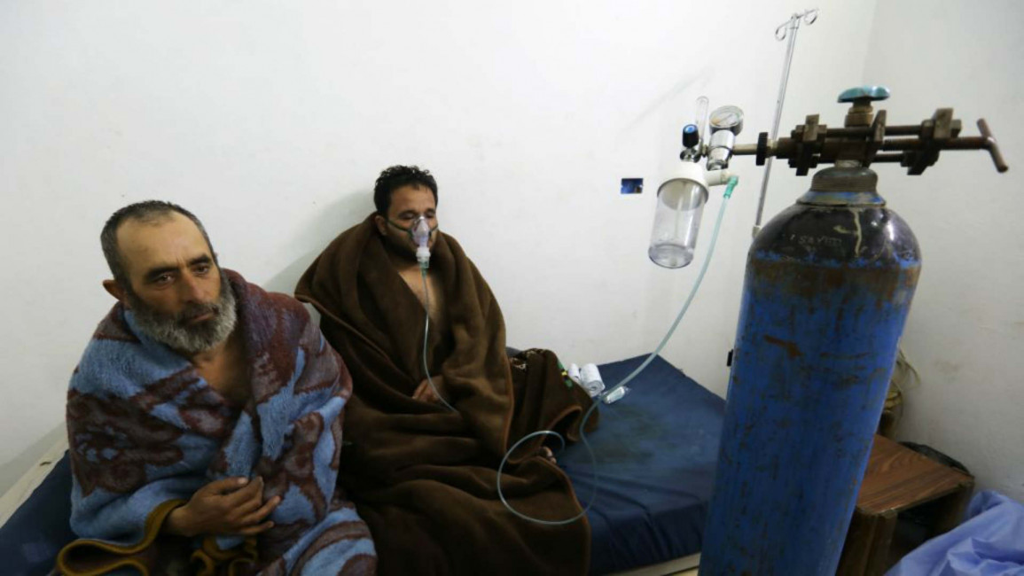 Saraqeb chemical weapons - AFP