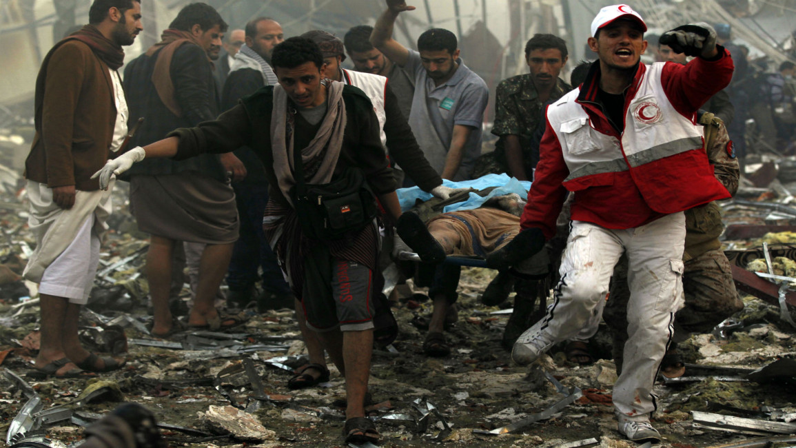 Yemen funeral attack AFP