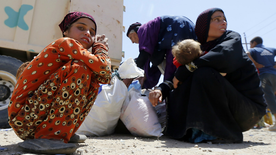 Mosul civilians -- AFP