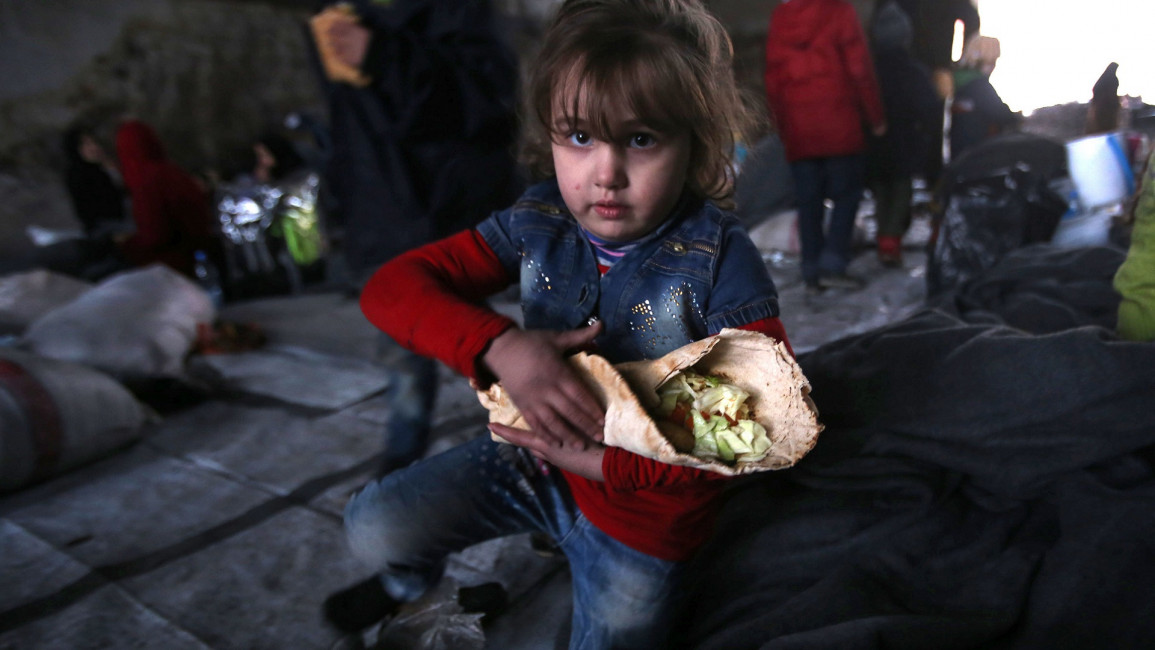 Syrian besieged children AFP
