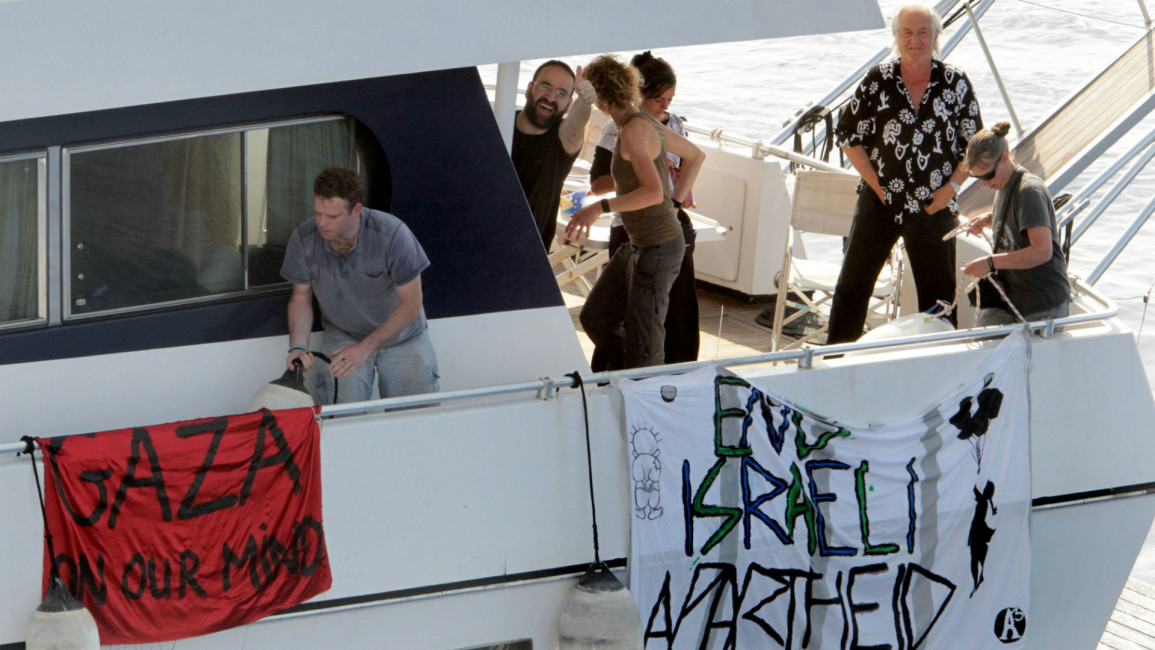 Israel Palestine Freedom Flotilla GETTY