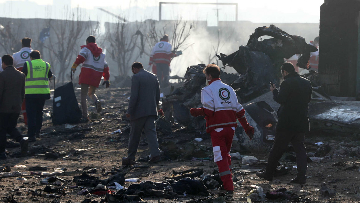 Iran plane crash - Getty