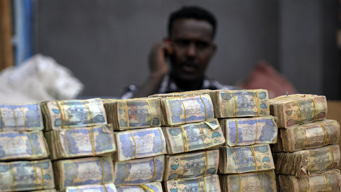 Somalia money AFP