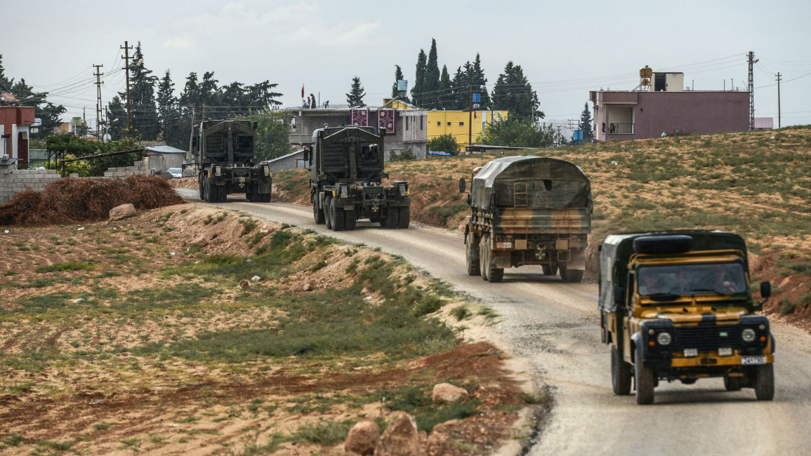 Turkish convoy Syria AFP