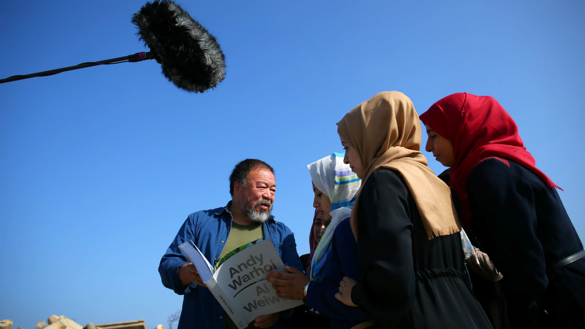 Ai Weiwei visits Gaza