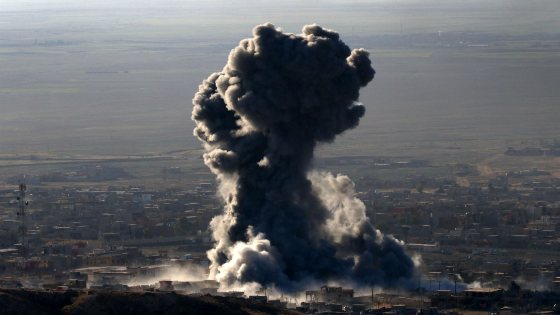 Mosul Iraq air raid