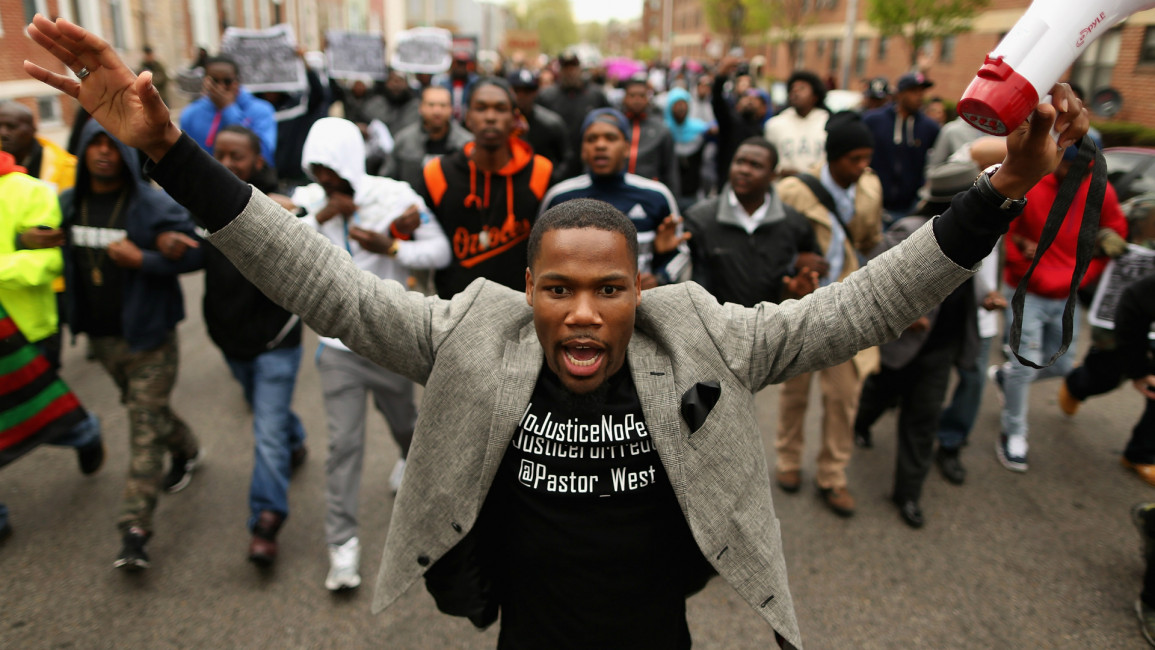 Protest Baltimore AFP Apri 22, 2015