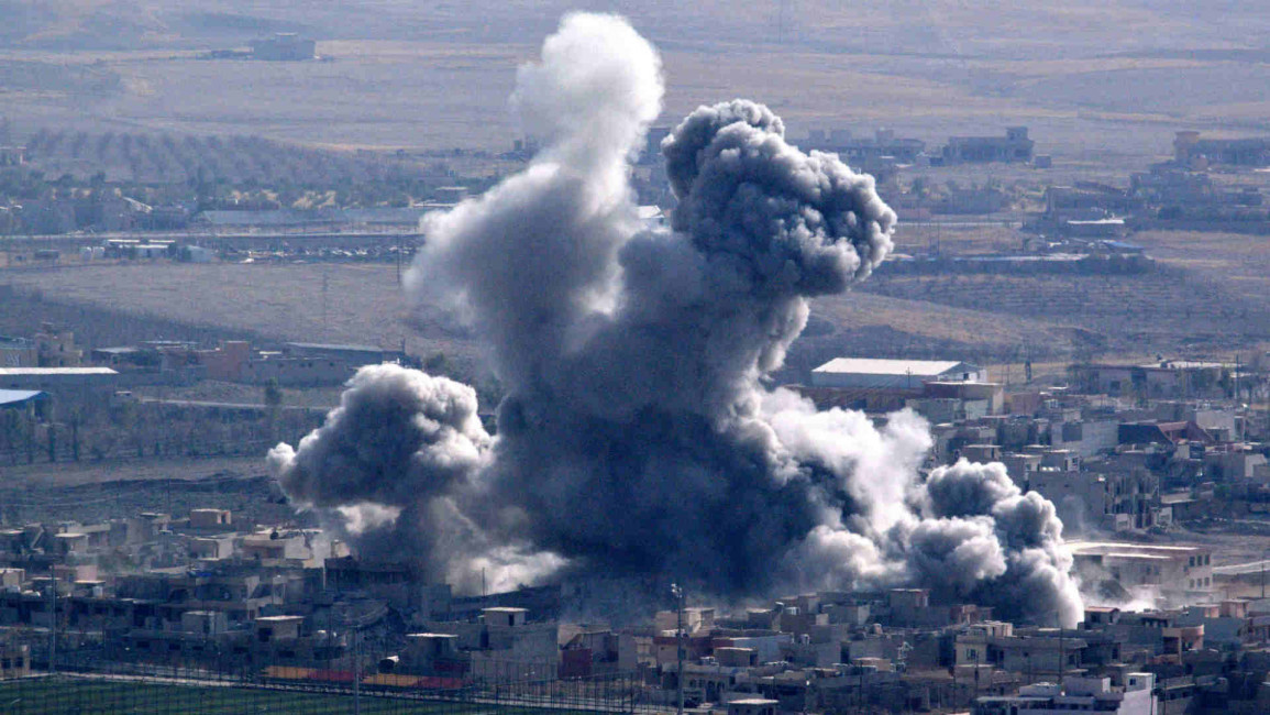 coalition airstrikes