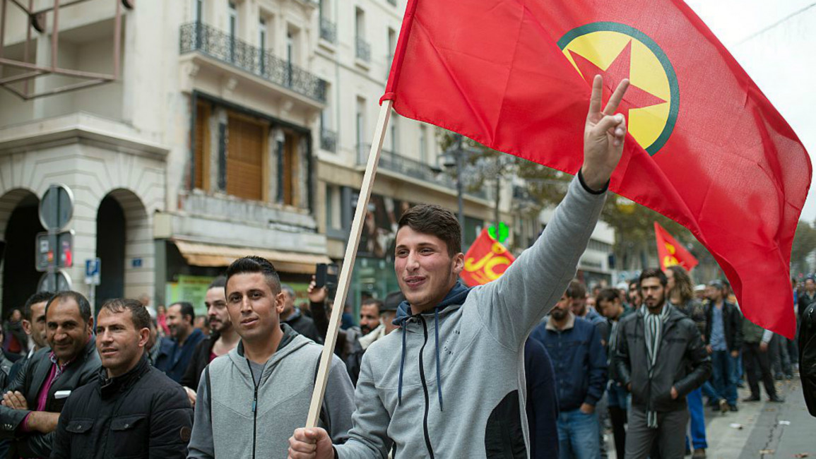 PKK protest France