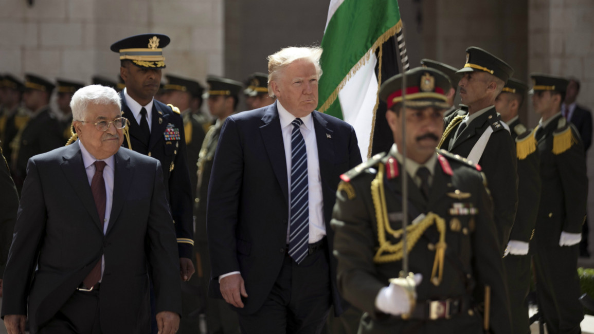 Mahmud Abbas Trump - AFP