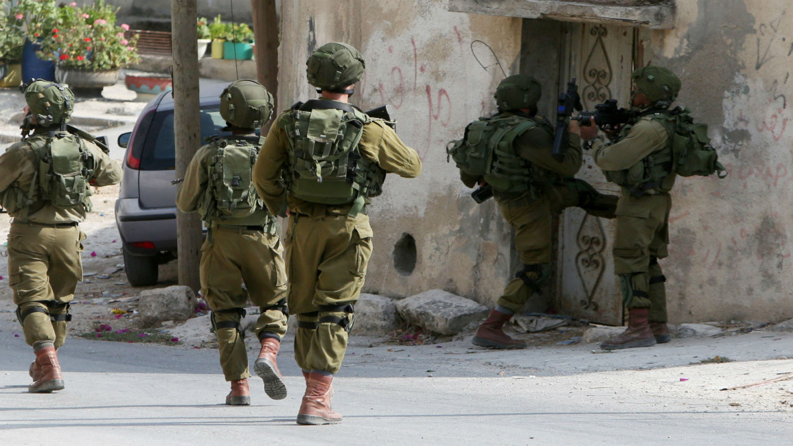 Israeli military raid AFP