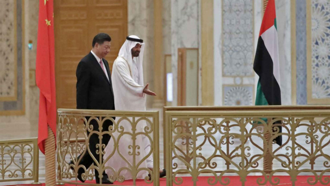 Xi jinping and bin zayed - AFP