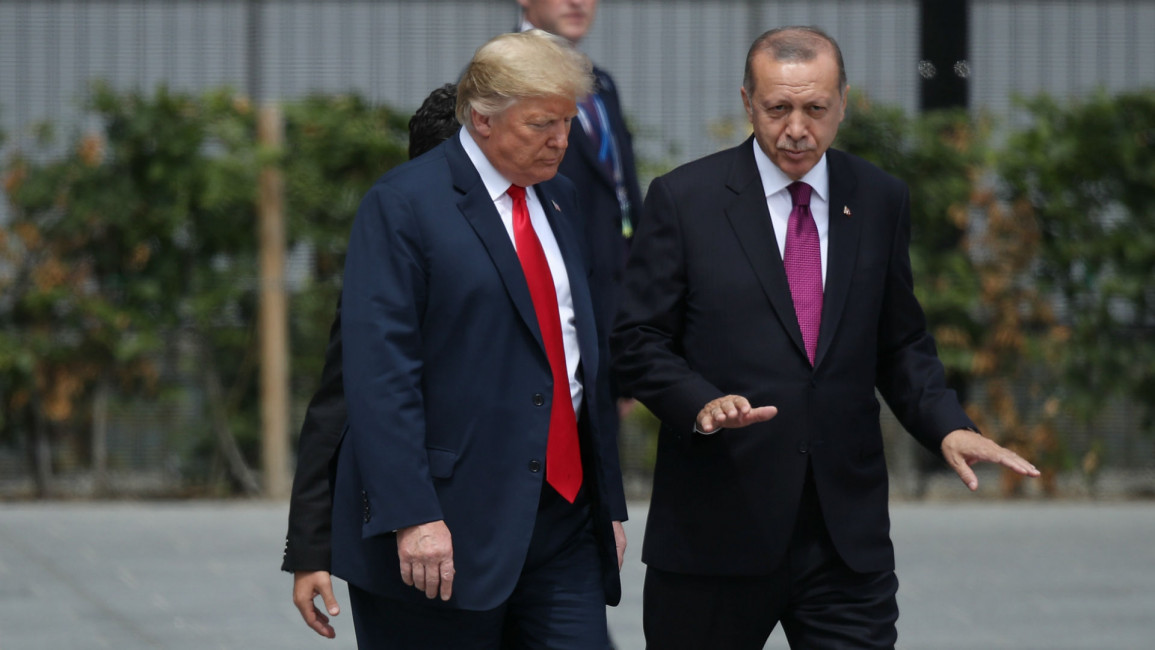 Erdogan Trump - Getty