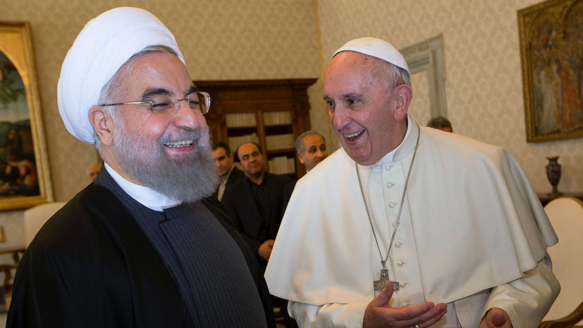 Rouhani Pope Francis