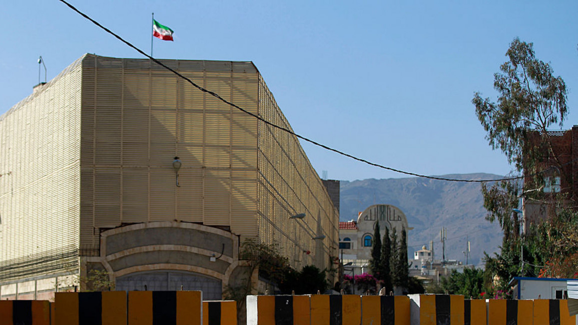 Iran embassy Sanaa Getty