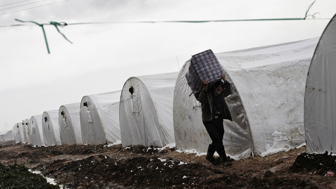 turkey refugees winter [Getty]