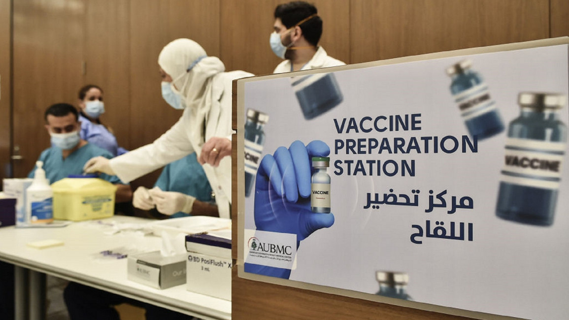 Lebanon Vaccine Drive [Getty-Anadolu]