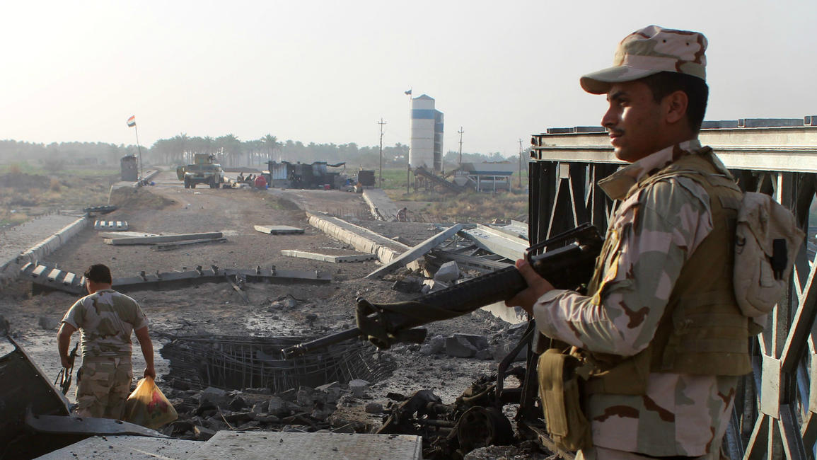 Iraqi forces Tikrit -- AFP