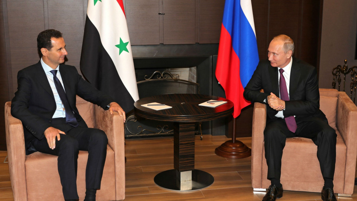 Putin Assad Sochi - AFP