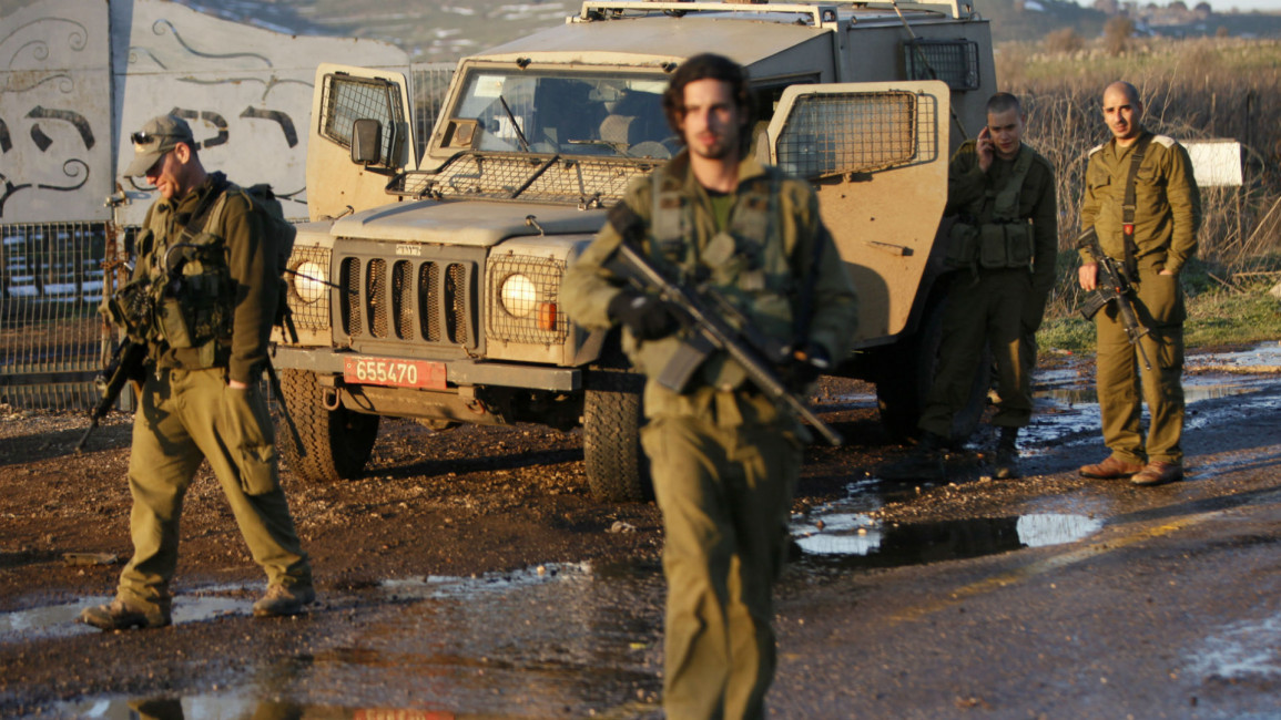 Israel Golan Strike (AFP)