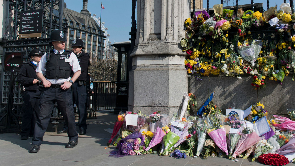 Westminster attack scene GETTY