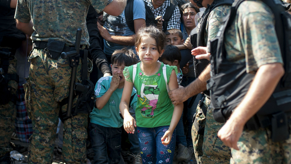 Syria refugee Macedonia AFP