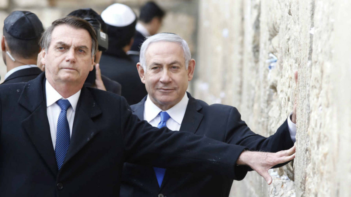 Bolsonaro and Netanyahu - AFP