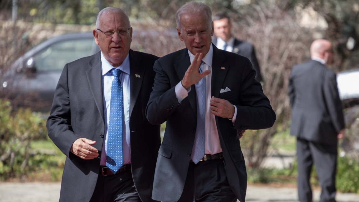Israeli President Reuven and Biden - Getty