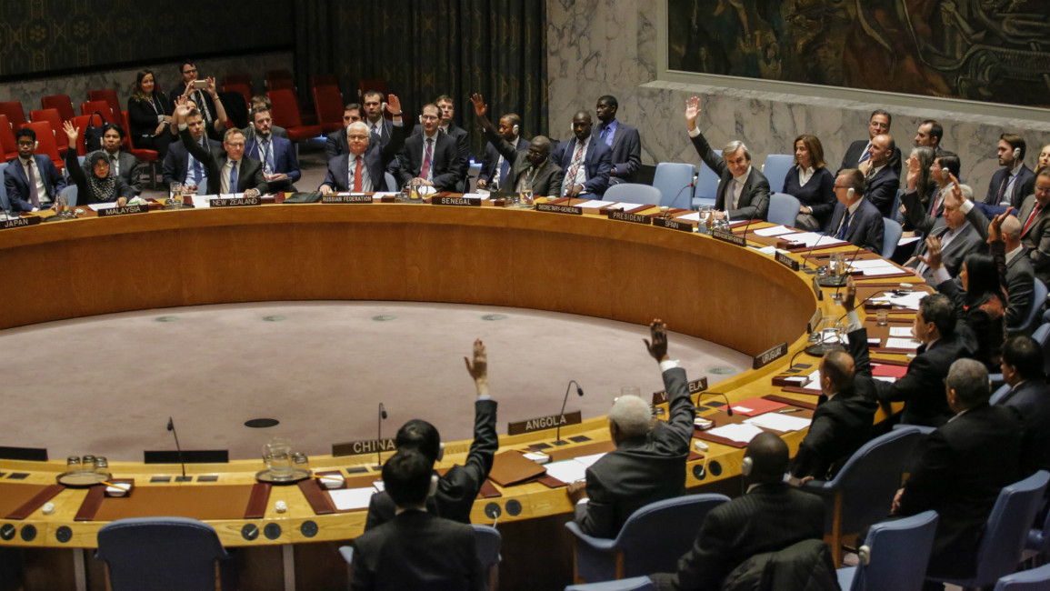 UN Security Council  -- AFP