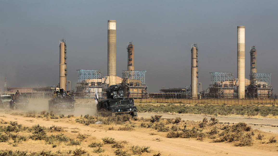 Kirkuk oil fields AFP