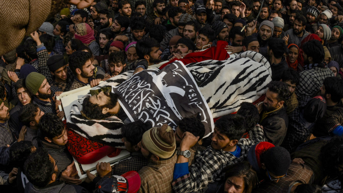 Kashmir funeral - Getty
