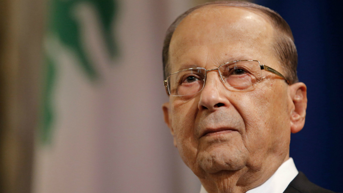 Michel Aoun  -- AFP