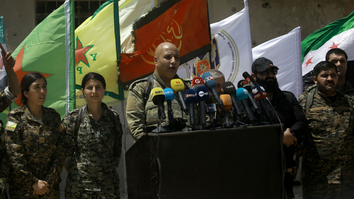 SDF Raqqa [AFP]