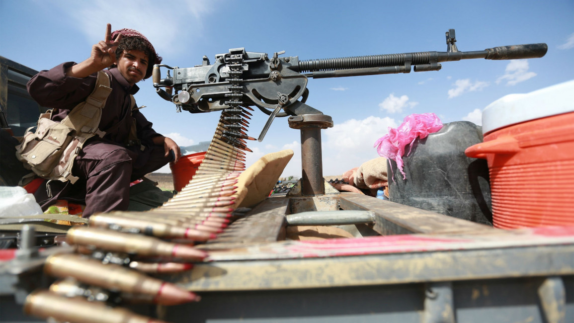 english site yemen truck mount gun getty