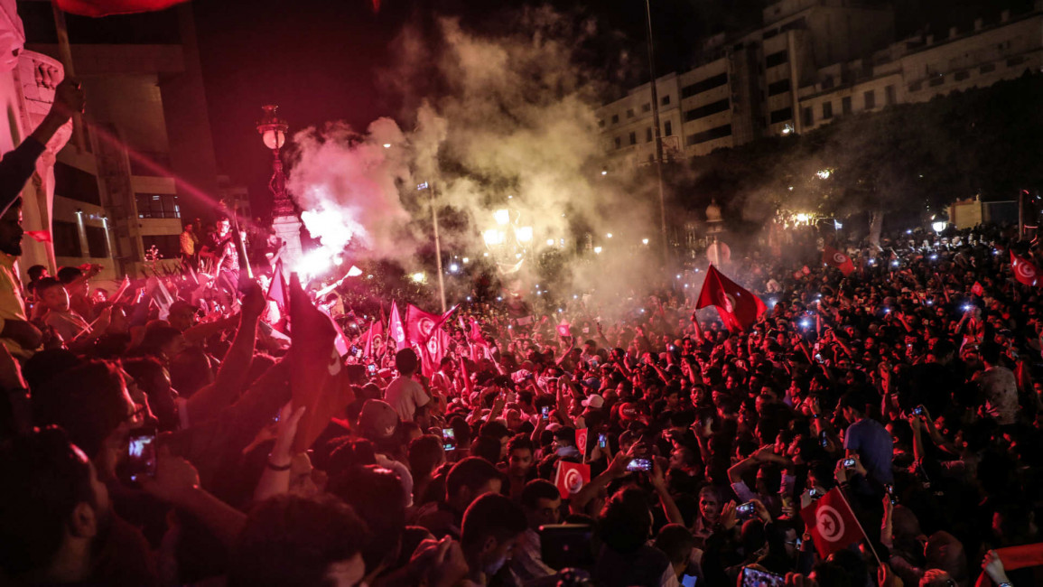 Tunisia elections celebration - Getty