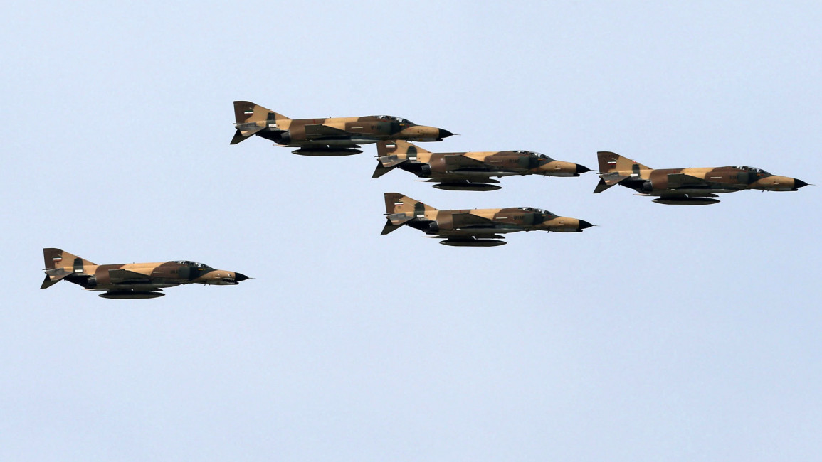 Iranian F-4 jet fighters [AFP]