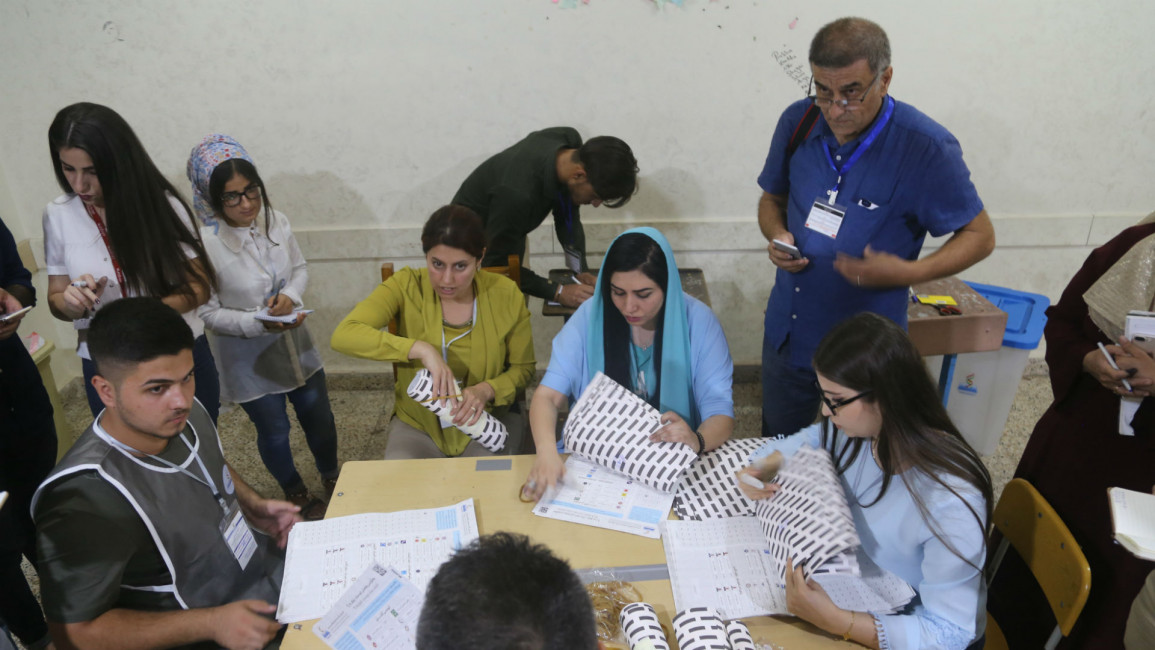 Iraqi Kurds vote (Getty)