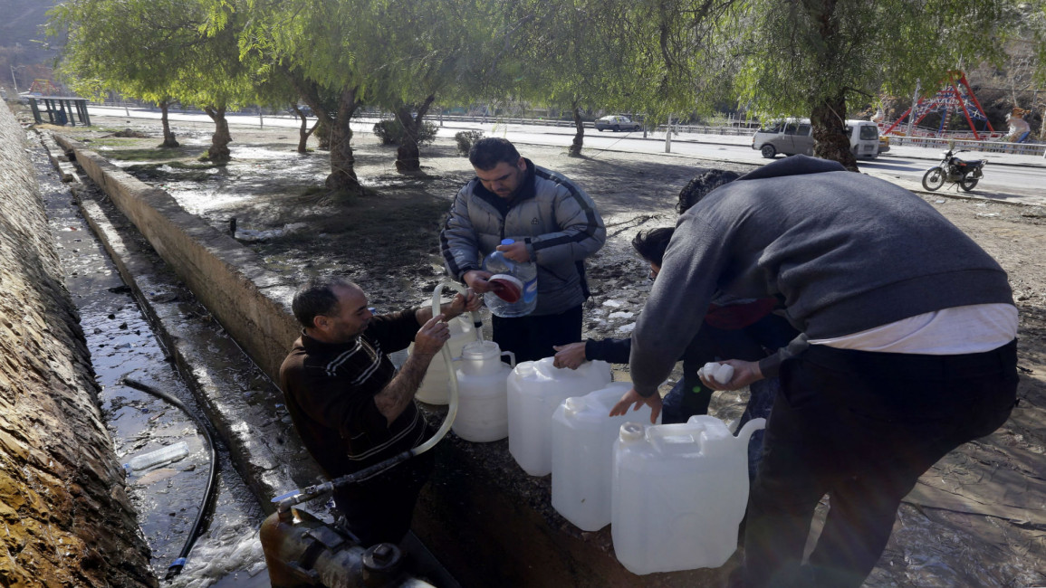 Damascus water AFP