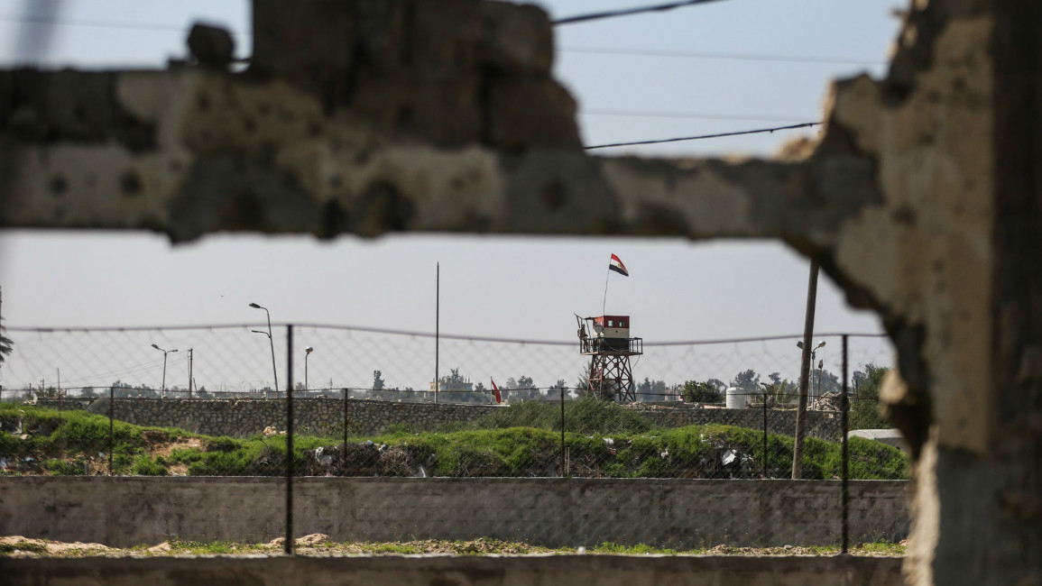 Egypt Gaza border ANADOLU 