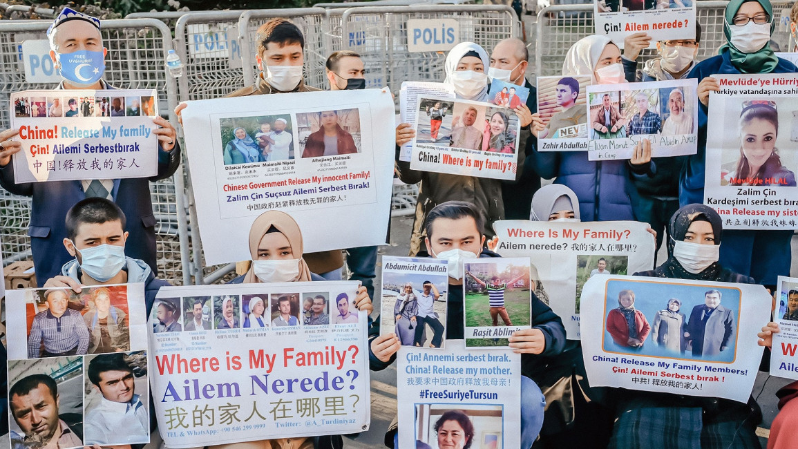 uighur protest turkey
